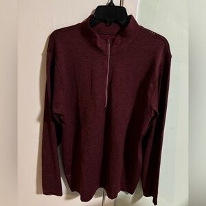 Lululemon Quarter zip-Maroon